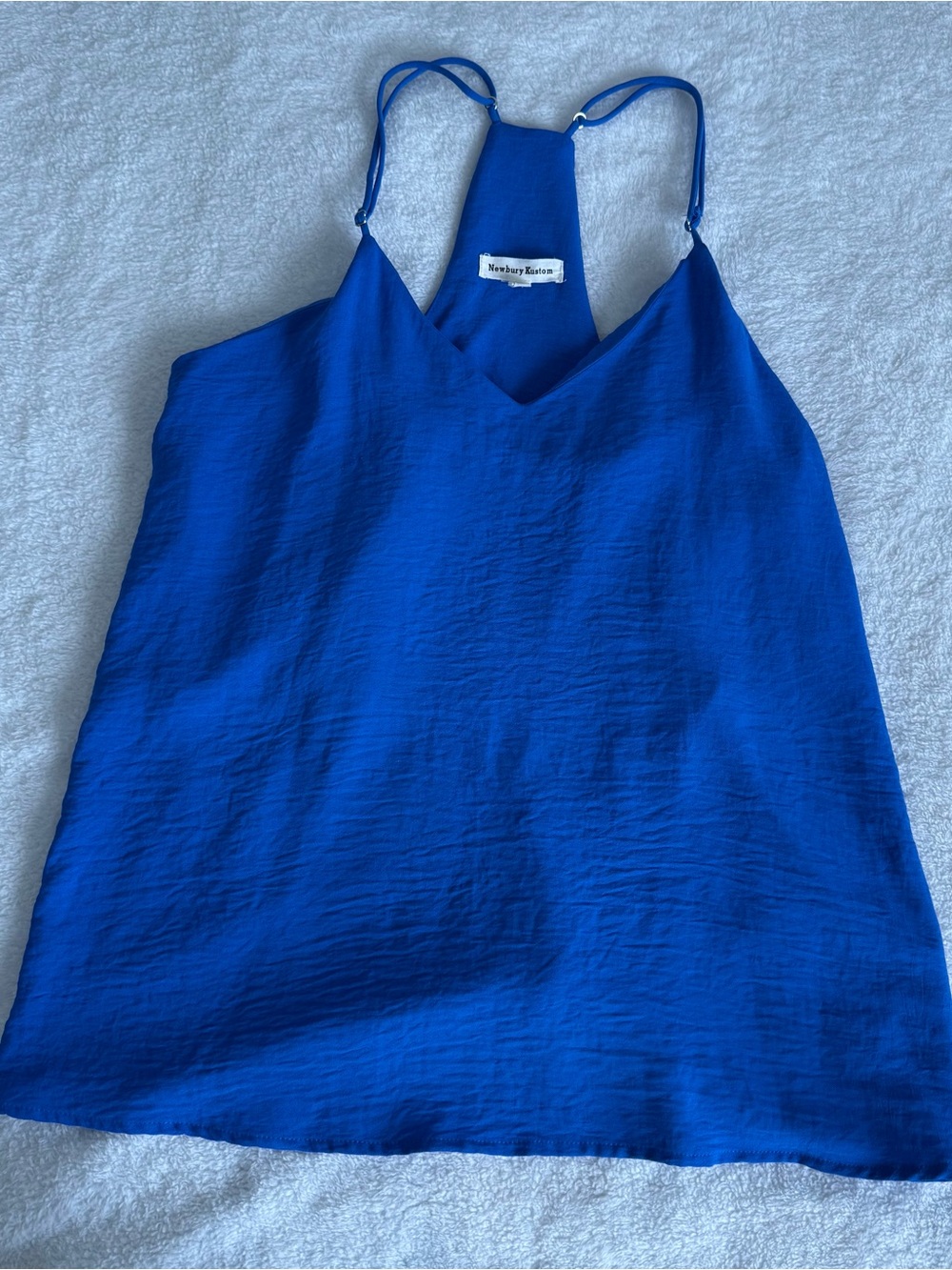Newbury Kustom Cami Tank in Royal Blue